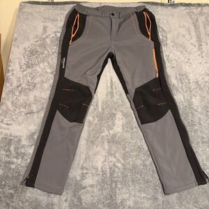 SummitSkin Men's Bombshell Gray Black Ski Pants Size 36x32 Outdoor‎ Activewear